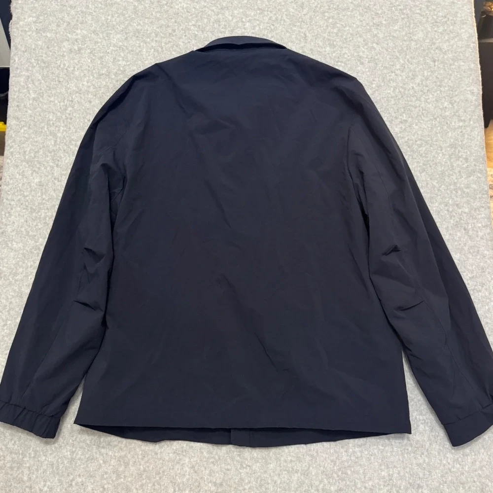 Industry Republic Clothing Mens Navy Blue Full Zip‎ Utility Jacket Size Medium